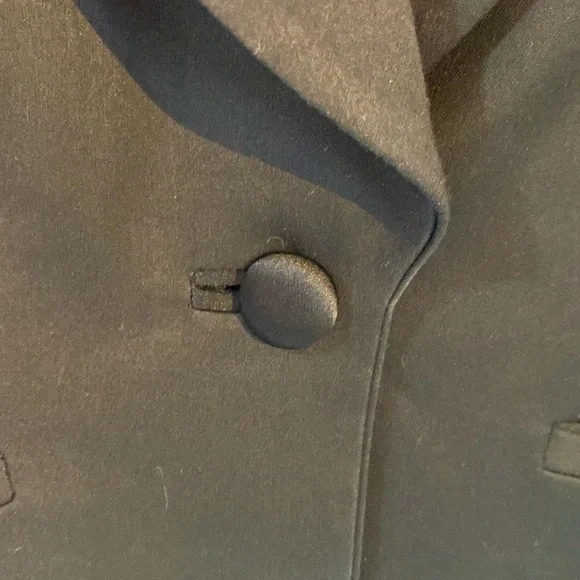 White House Black Market fancy tuxedo style black jacket - Picture 2 of 8